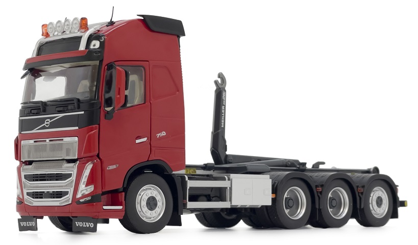 Volvo FH5 Truck met Meiller Haakarm Rood - 1:32